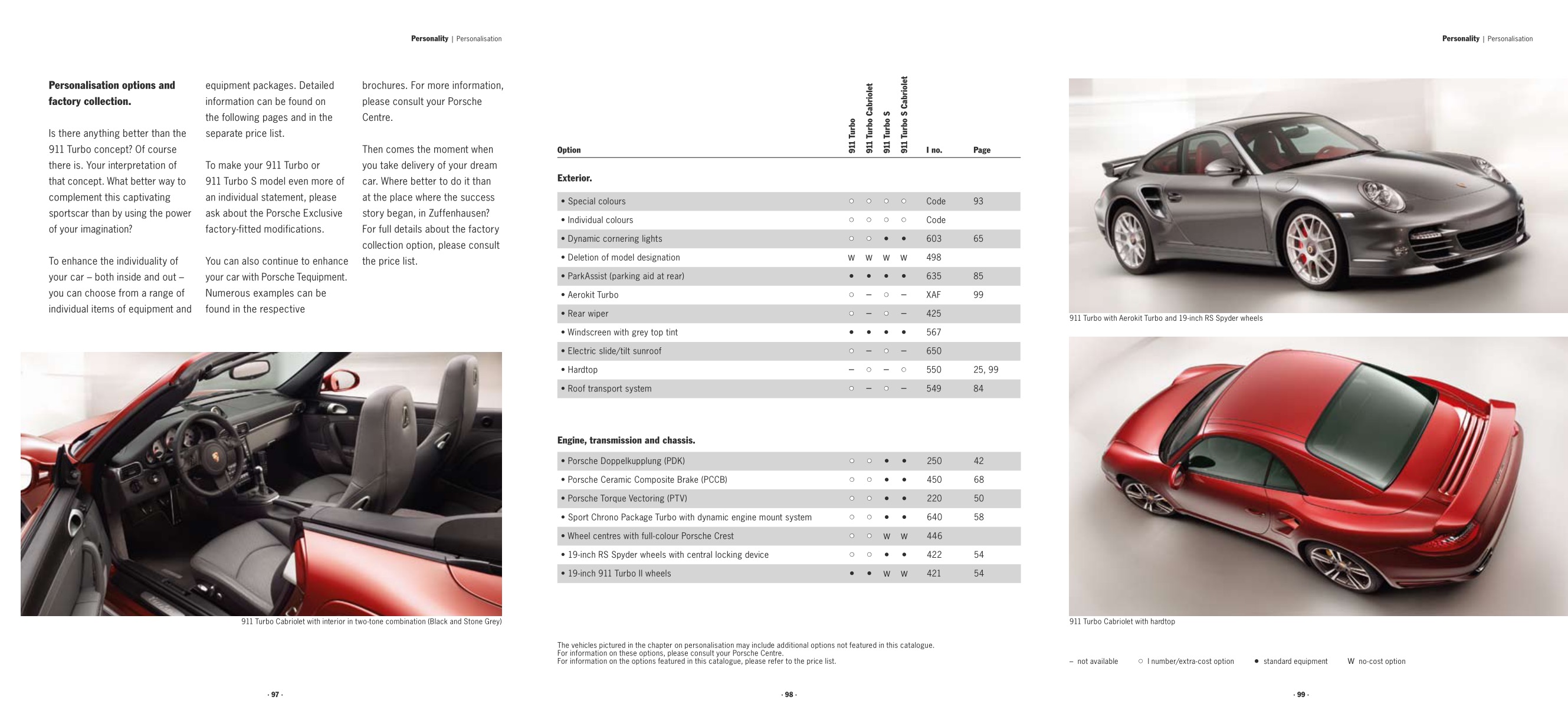 2010 Porsche 911 Turbo Brochure Page 4